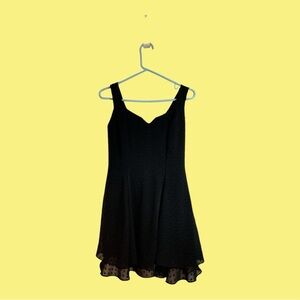 All Occasion Black Party Dress Tank Sleeveless Pleated Layered Mini 5/6